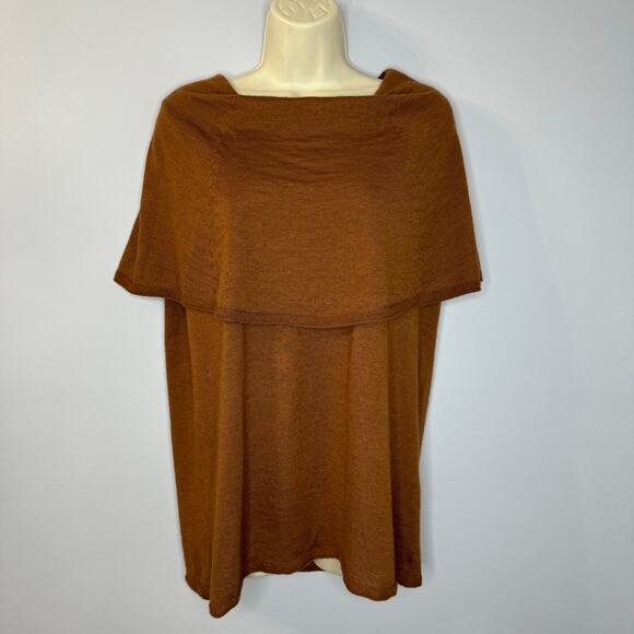 Missoni Italy Cashmere Silk Open Cowl Neck Sweater Lightweight Luxury S - Picture 6 of 14